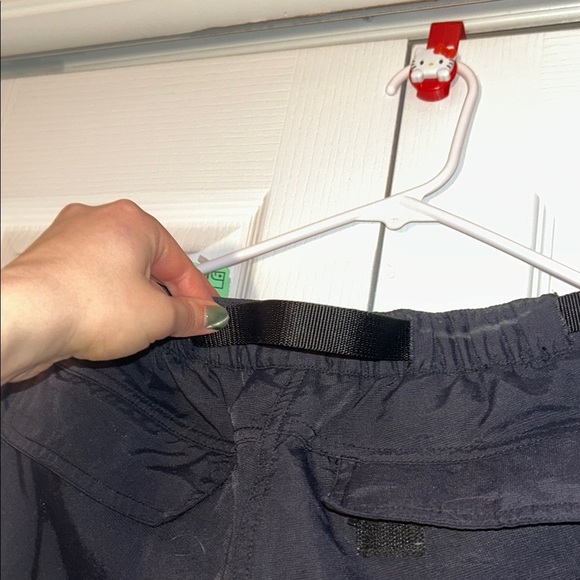 Convertible Utility Black Cargo Pants Adjustable Zipper Pockets mountain cyber - Picture 16 of 17